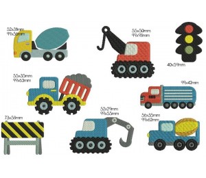 Stickdatei - Baustelle